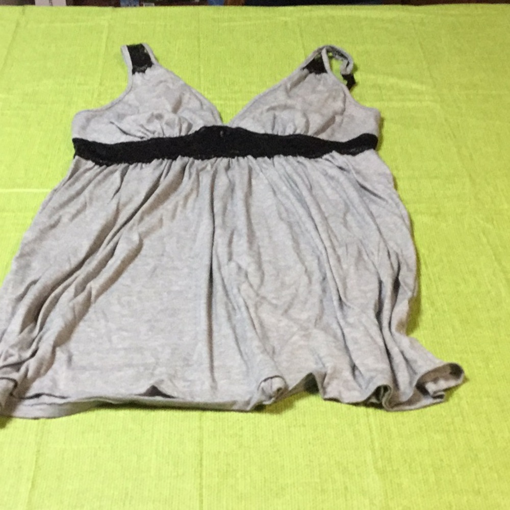 Grey nightie.